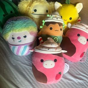 Squishmellows Rishi the Strawberry Smooth Cow